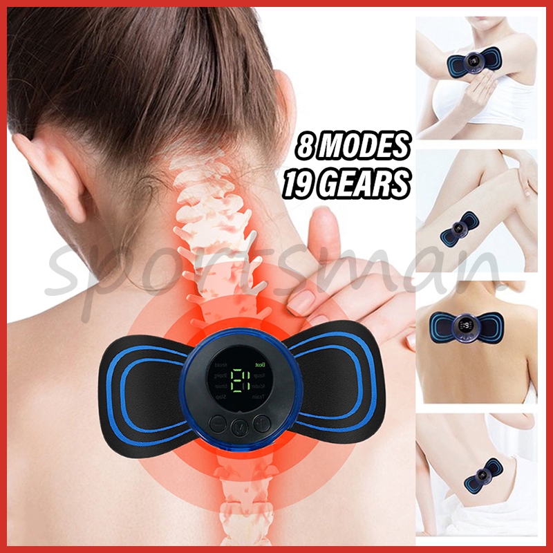 Portable Mini EMS Body Relax Massager Electric Acupuncture Massage Pad ...