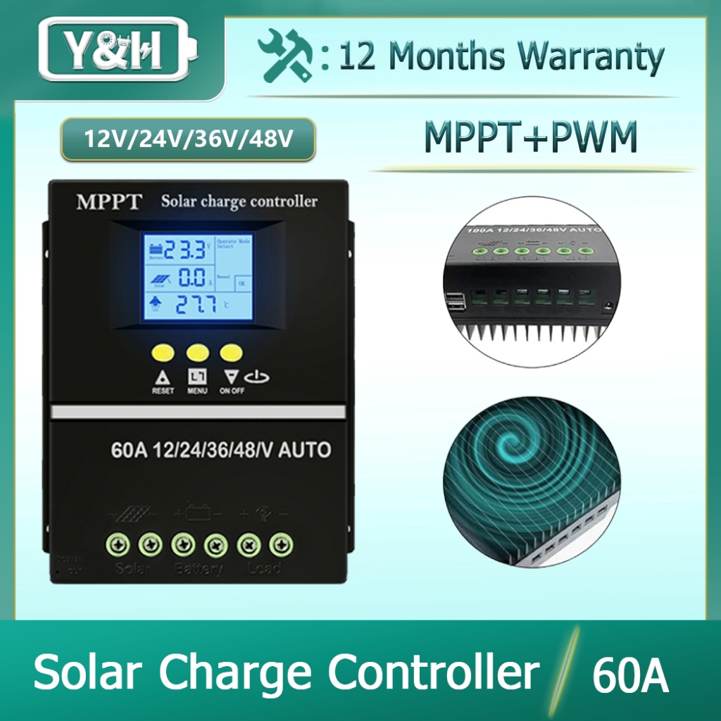 Battery Capacity Monitor 10-100V Gauge Meter Voltmeter With Temperature