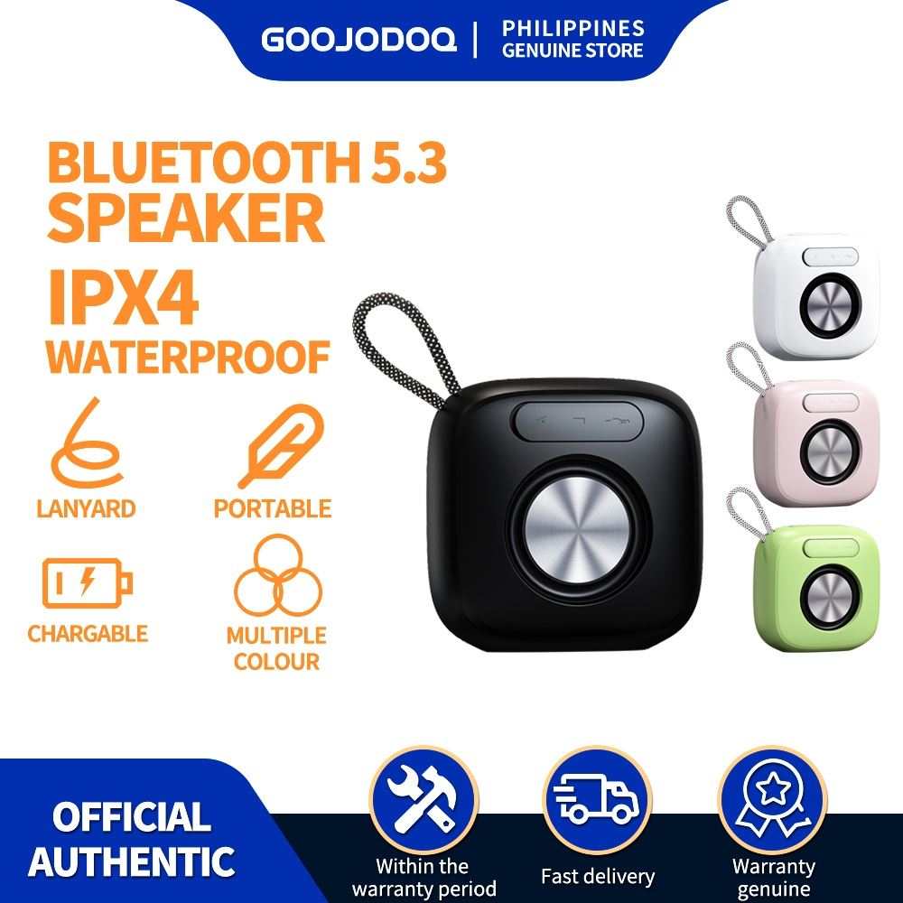 GOOJODOQ TWS 5.3 Bluetooth Speaker Wireless with Lanyard Portable Mini ...