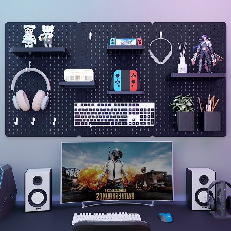 Pegboard Peg Board Organizer Accessories Wall Shelf Pegboard Household