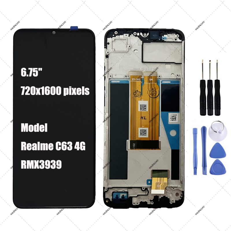 For Realme C53 C63 C61 C51 C65S LCD Display Touch Screen Digitizer ...