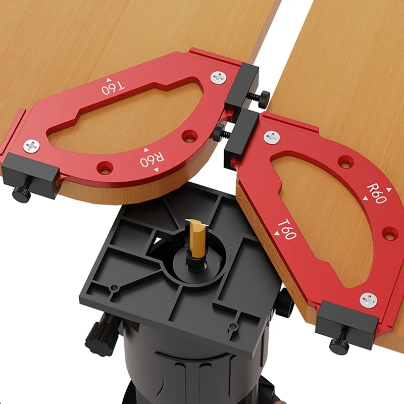 RT30-RT60 Radius Jig, Woodworking Router Templates Arc Angle ...