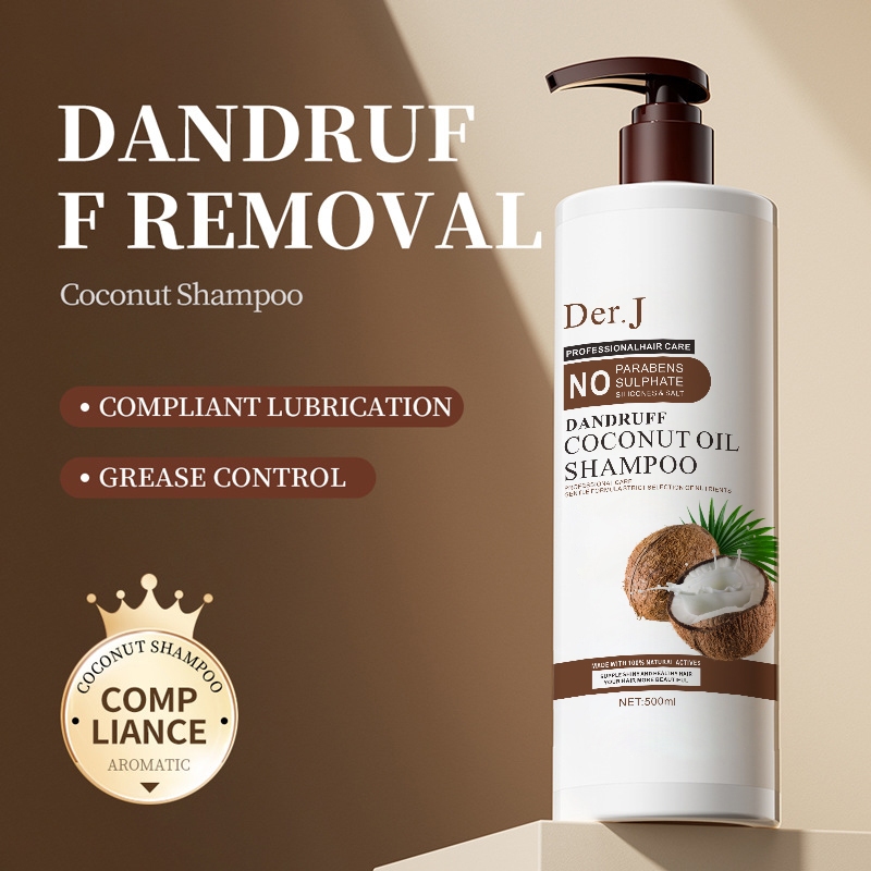 Der.J Coconut Oil Shampoo+Hair Mask AntiDandruff Repair Damage Hair