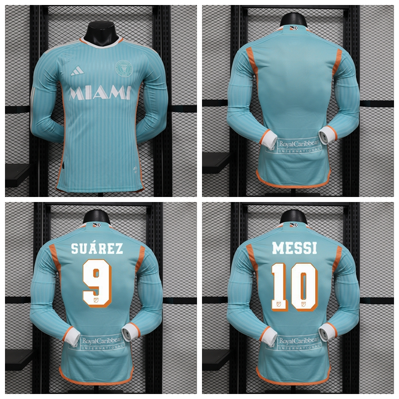 202425 Season Inter Miami CF Second Away Long Sleeve Player Version