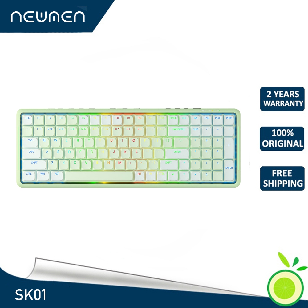 Picture of Newmen SK01 Ultra-thin low axis mechanical keyboard three mode wireless ...