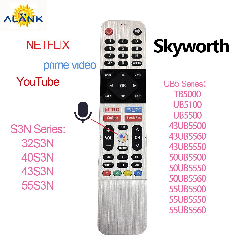 Genuine Voice Remote Control Skyworth CooCaa Smart TV Remote Control ...