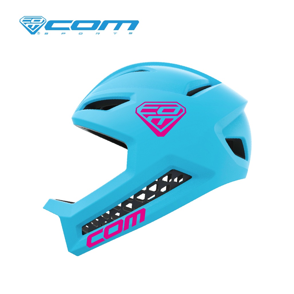 Teal dirt bike helmet sale