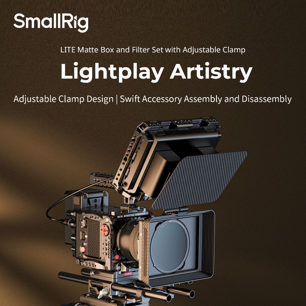 SmallRig Filter Kit /Matte Box with Adjustable Clamp and VND Kit #4409 ...