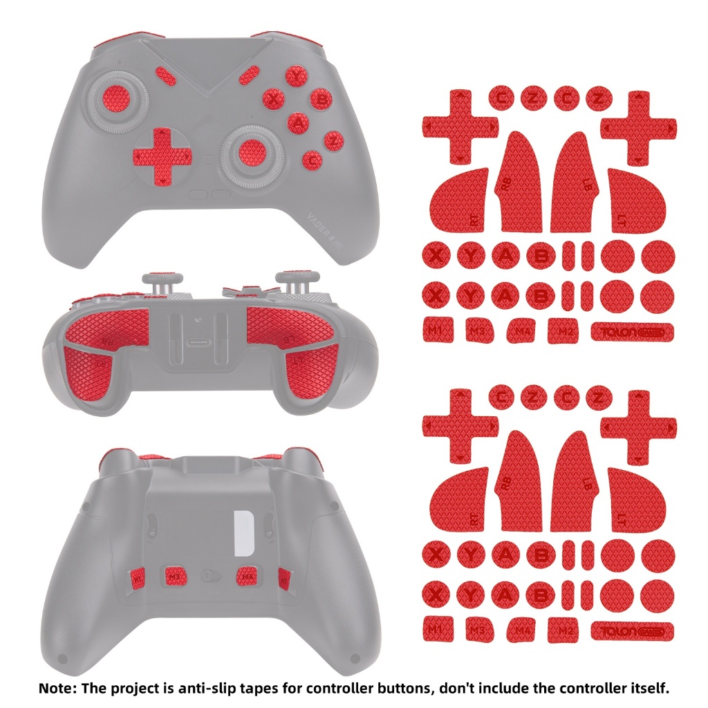 Red TALONGAMES Controller Buttons Sticker Triggers Sticker Tape For ...