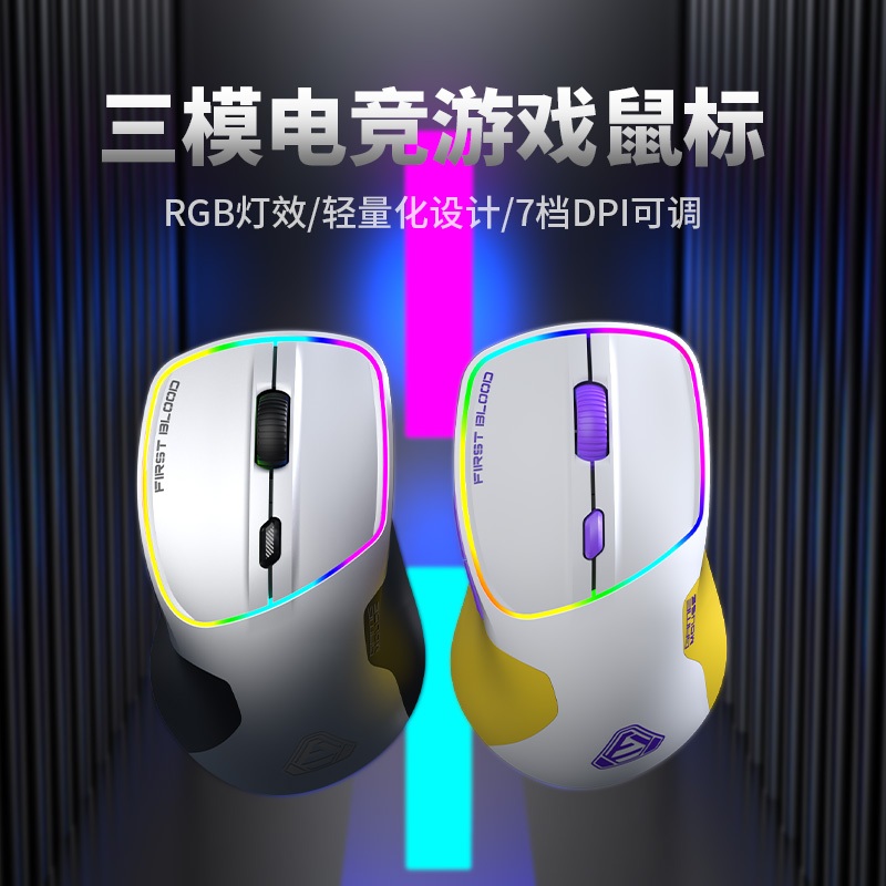FirstBlood F22 Wired Gaming Mouse Computer Gamer Ergonomic Mouse for ...
