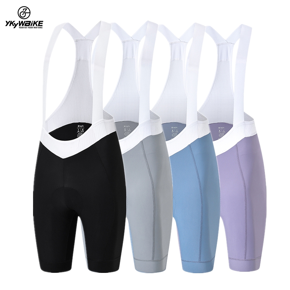 YKYWBIKE Summer Women Cycling Bib Shorts 7 hours Long Distance Outdoor