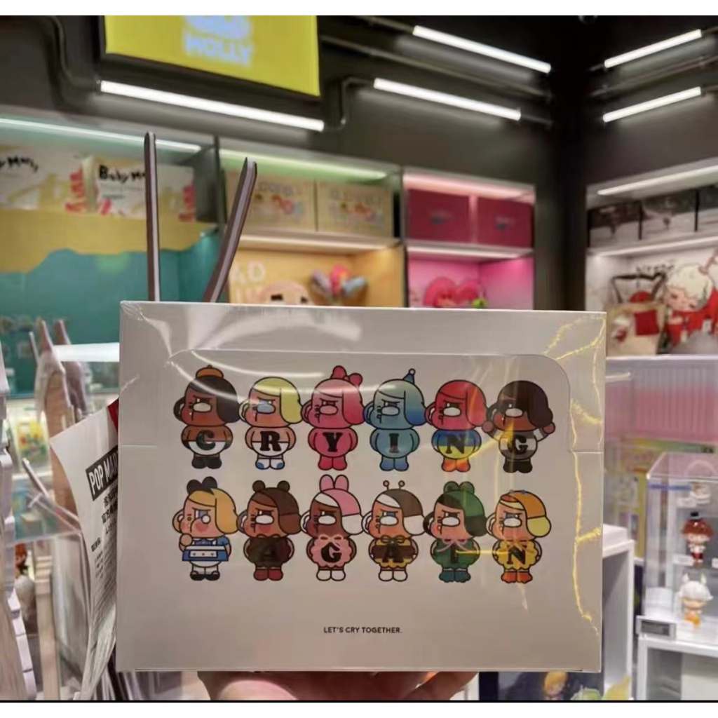 (17toy)POP MART CRYBABY Crying Again Series Figures Whole set | Shopee ...