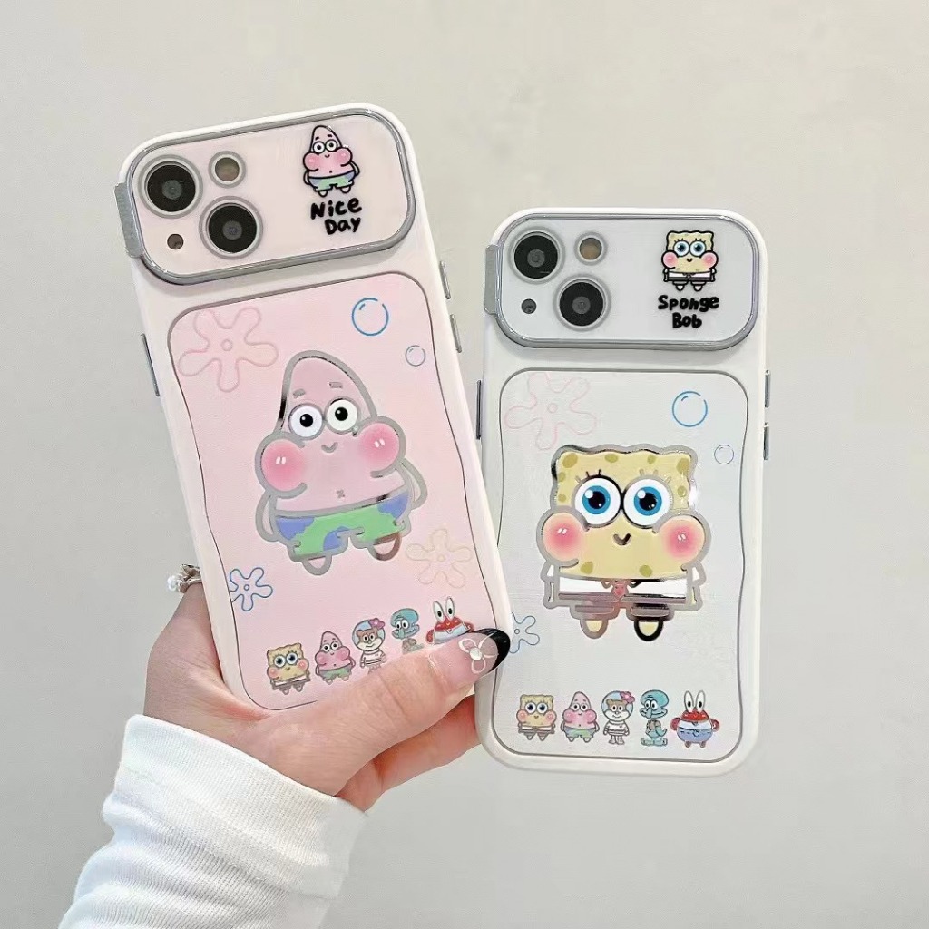 Spongebob SquarePants iPhone16 Phone Case 13/14/15/15Pro/15ProMAX Shock ...
