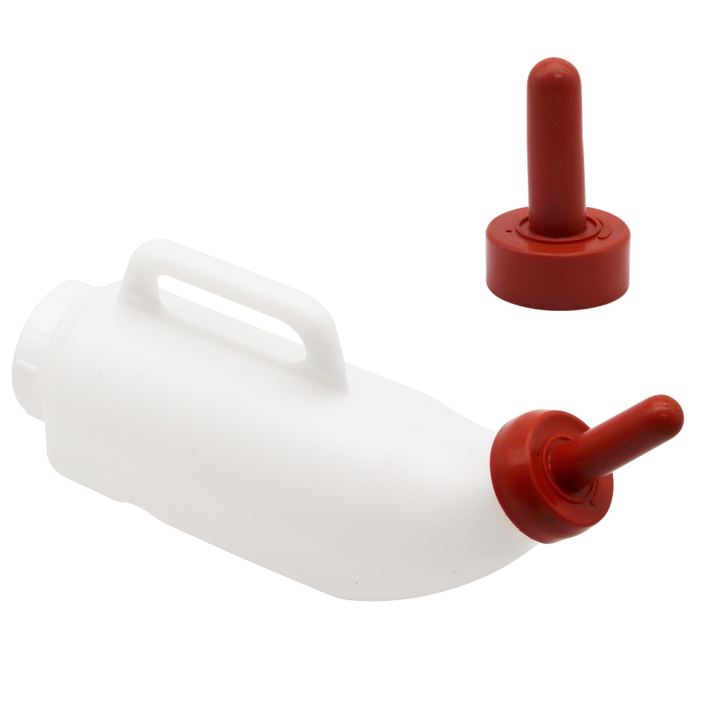 Calf Feeder Pacifier Fixed Base Milk Bucket Nipple Soft Rubber Nipple Supplies Milk Nursing Feeder