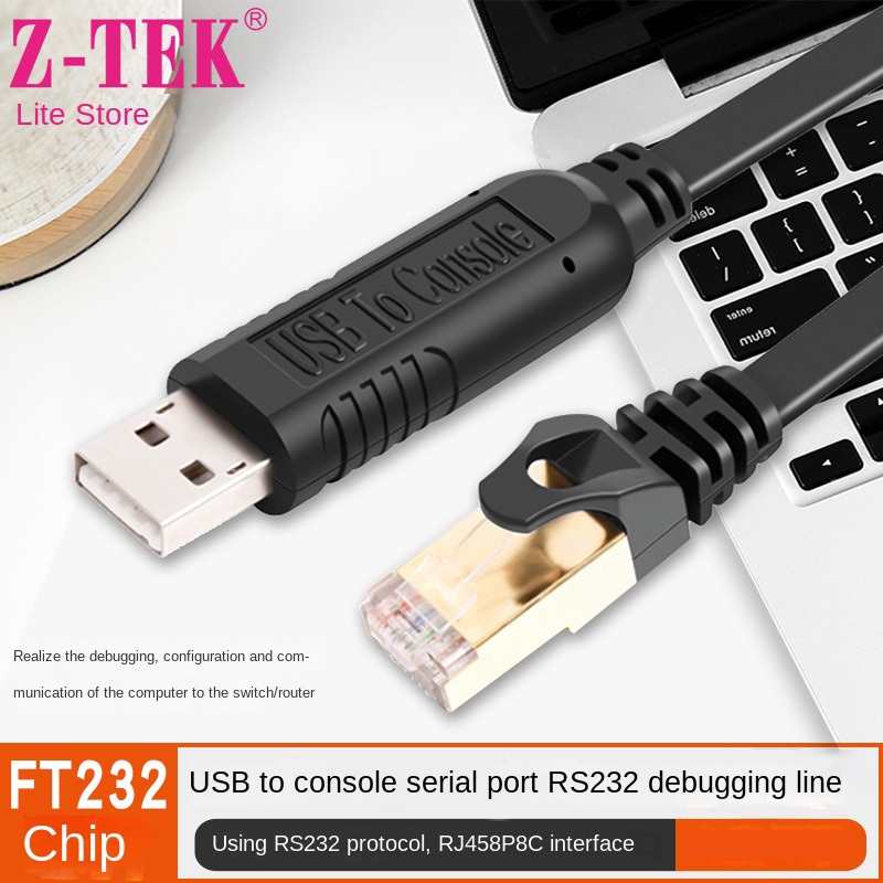Z-tek Lite USB to console Testing Cable Switch Router Configuration ...