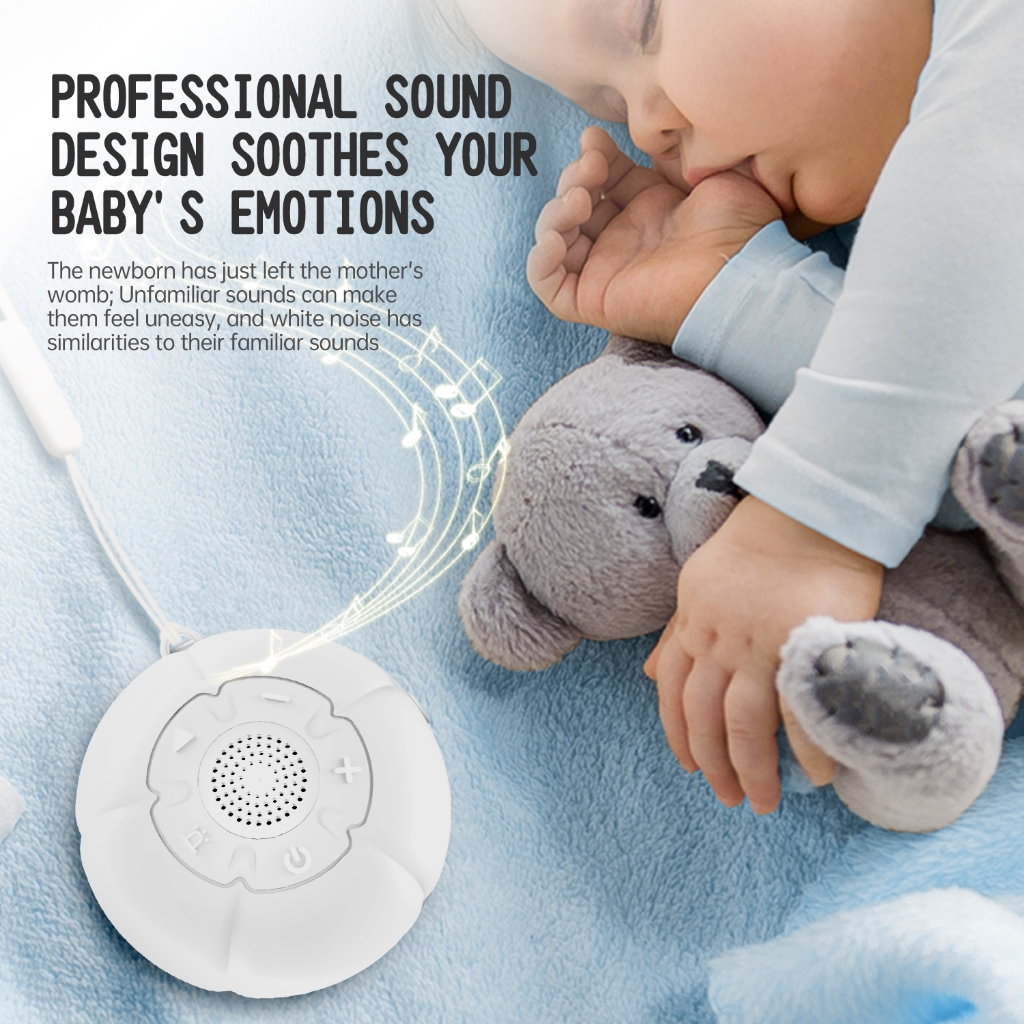 White Noise Machine Baby Soothing Device Crying Detection Music Night ...