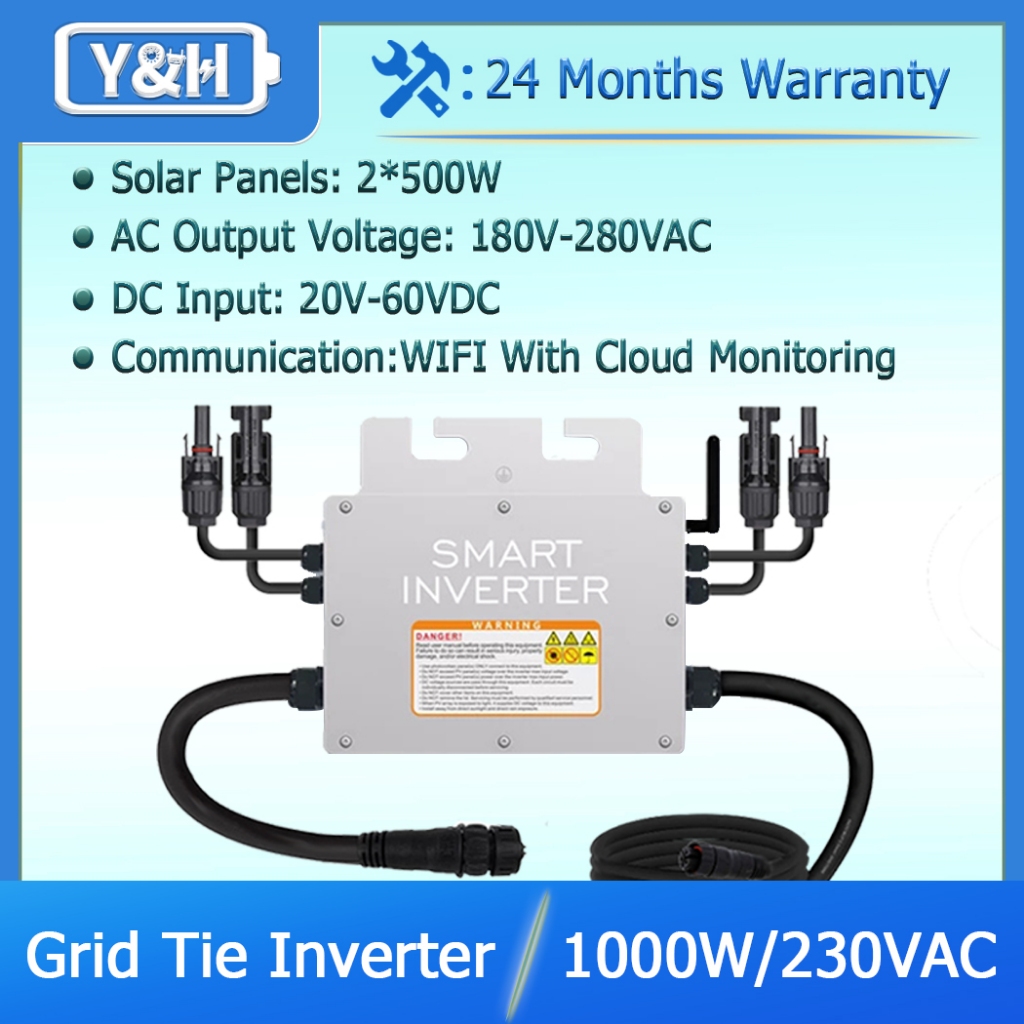 Y&H 1000W Grid Tie Micro Inverter with WIFI Communication Waterproof ...