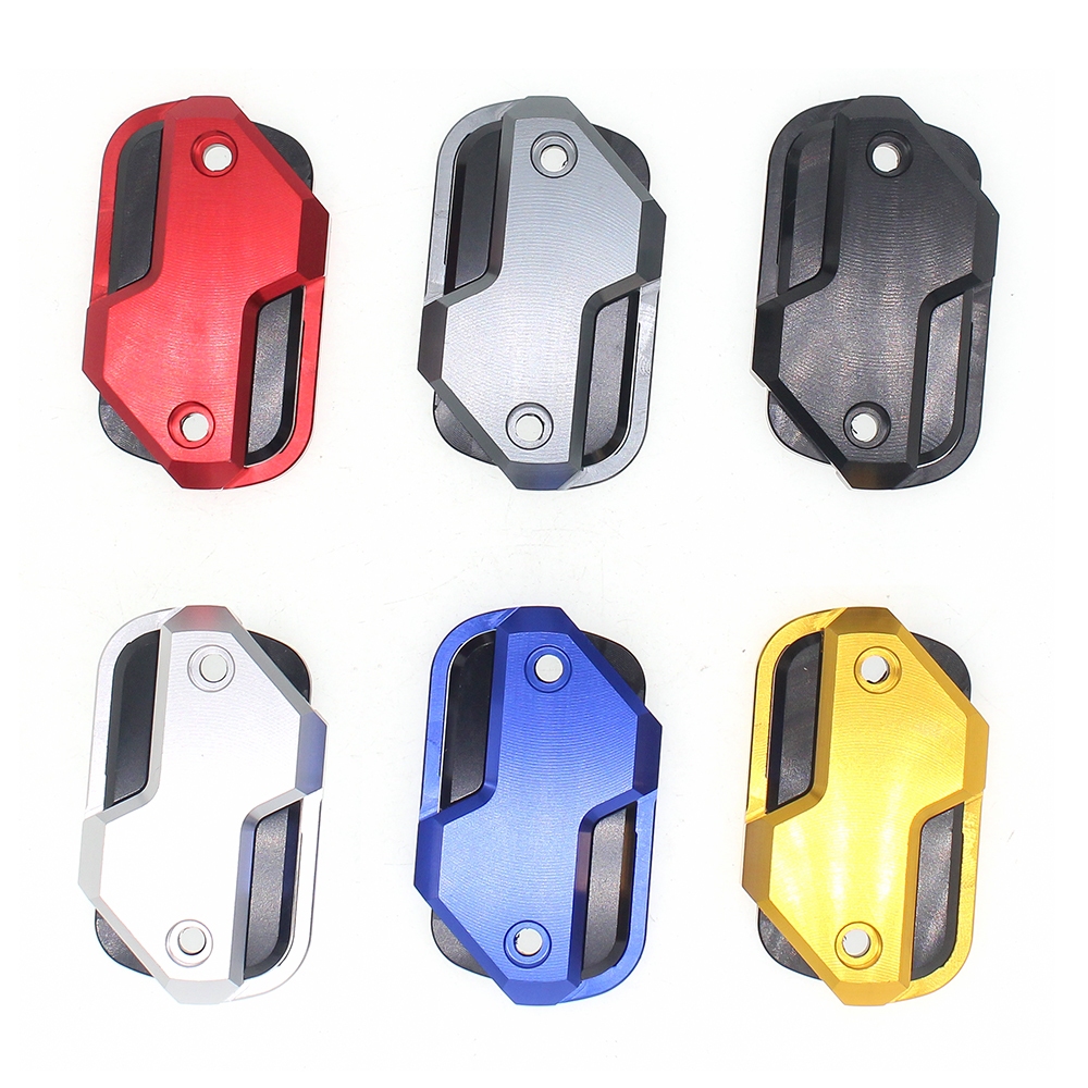 Motorcycle CNC Front Brake Reservoir Fluid Tank Cover Oil Cup Cap For