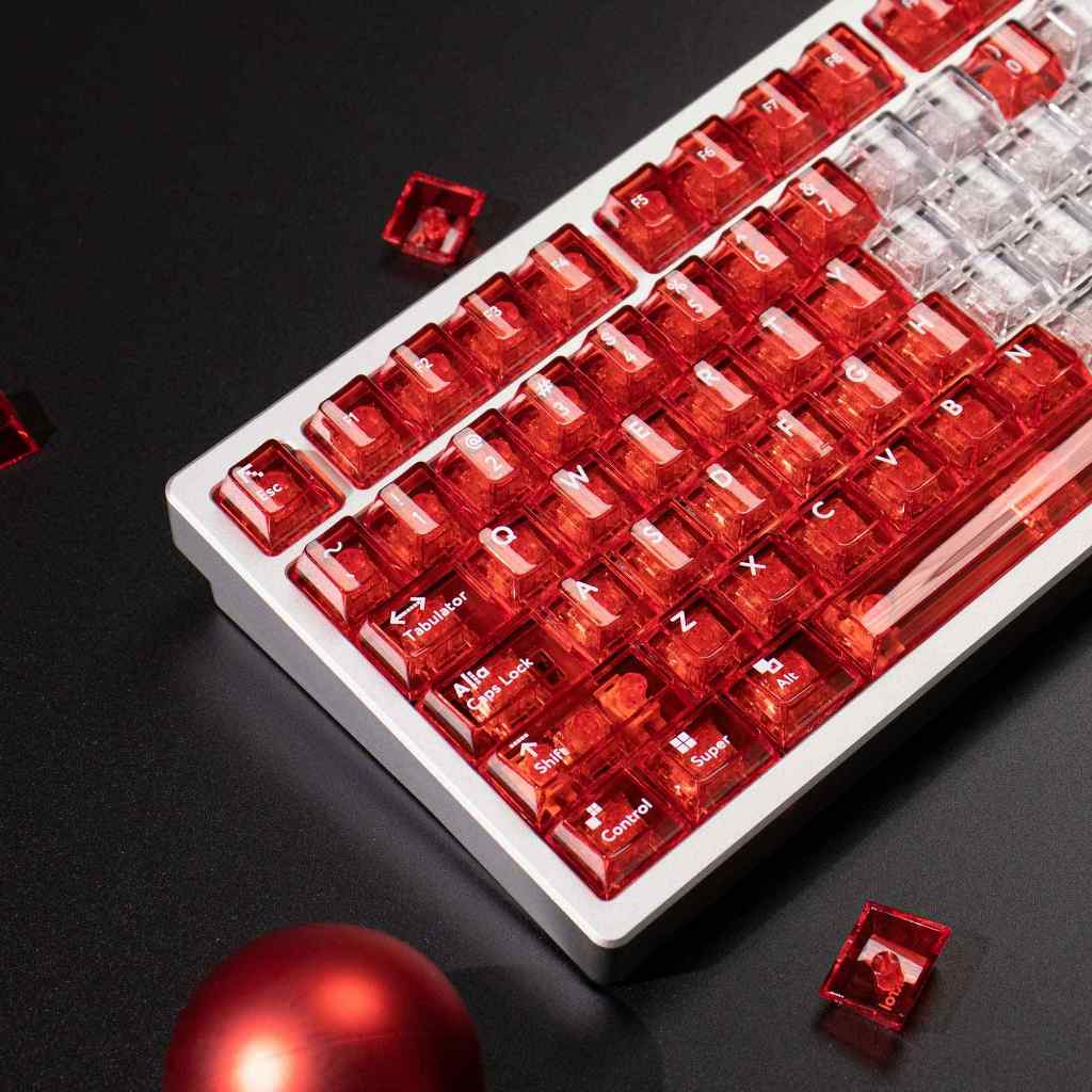 134 Keys Cupid Transparent Mechanical Keyboard Keycaps PC Cherry ...