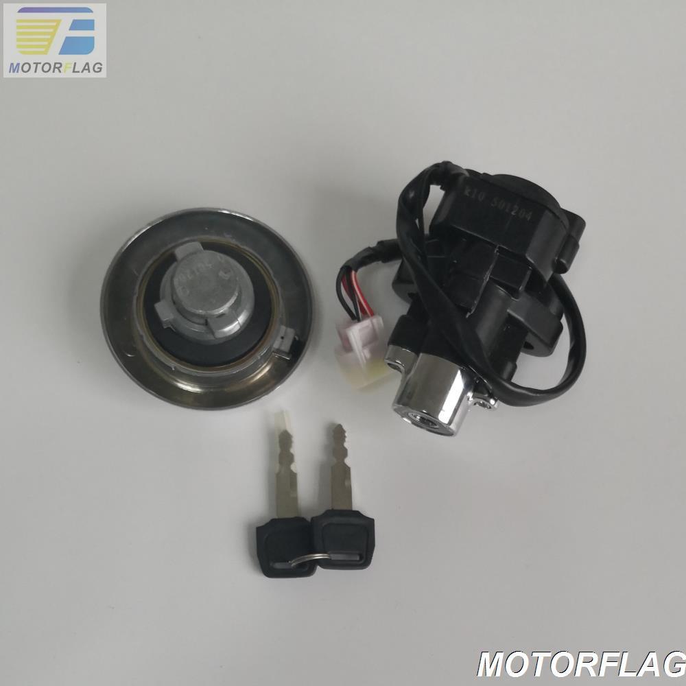 Motorcycle Ignition Switch, Fuel Cap & Seat Lock Key Set - Premium