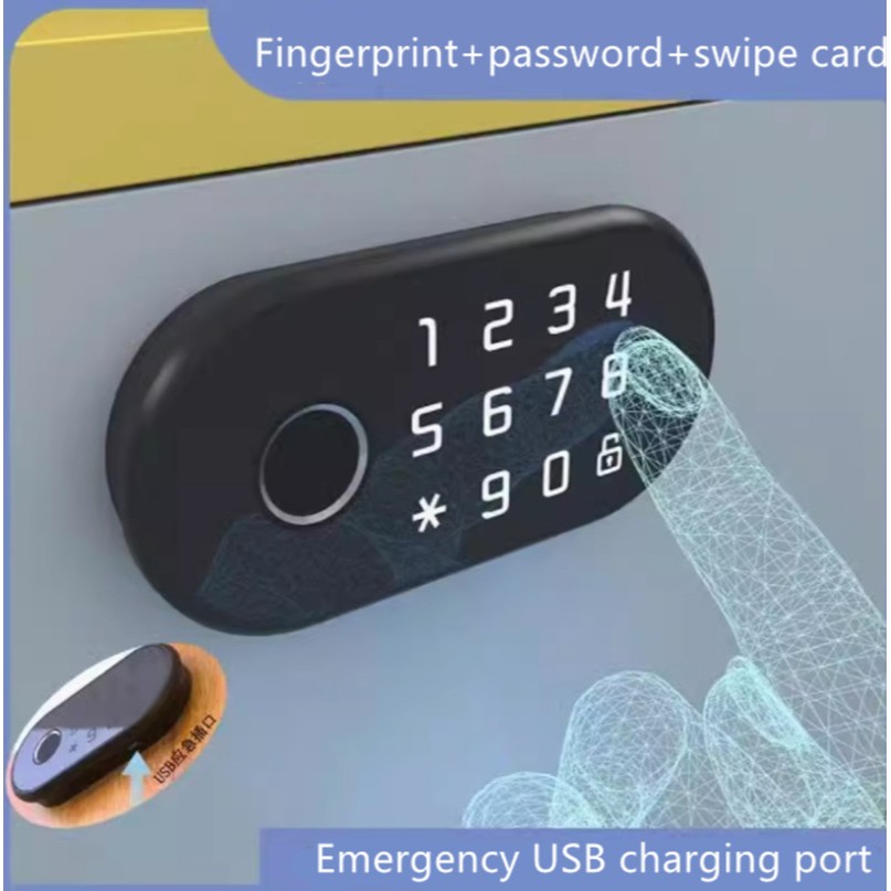 Safe Security Smart Fingerprint Password Drawer Lock for Home Office ...