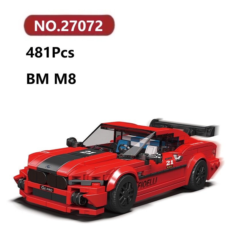 BM M8 Building Blocks 481 Pcs Mould King Car Bricks Toy Set | Shopee ...