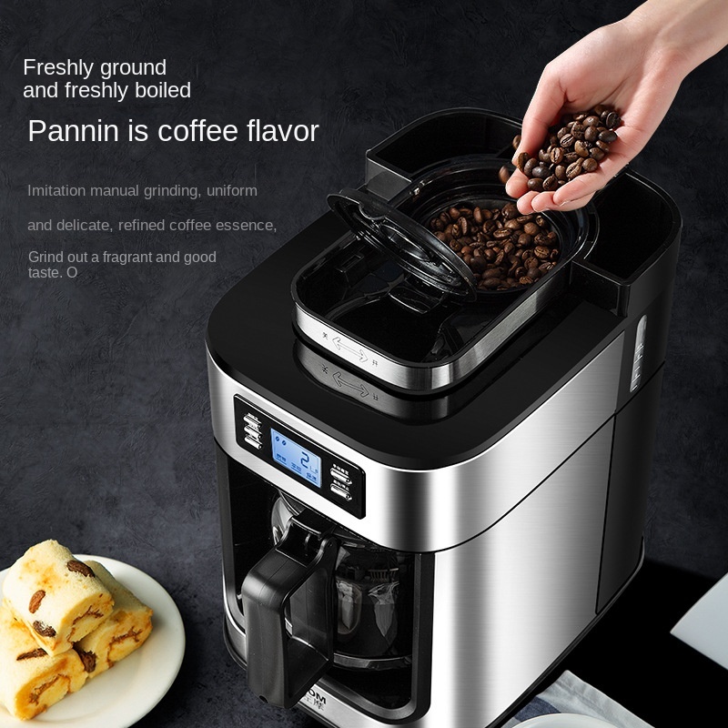 Coffee Machine Automatic Freshly Ground Home Office American Small