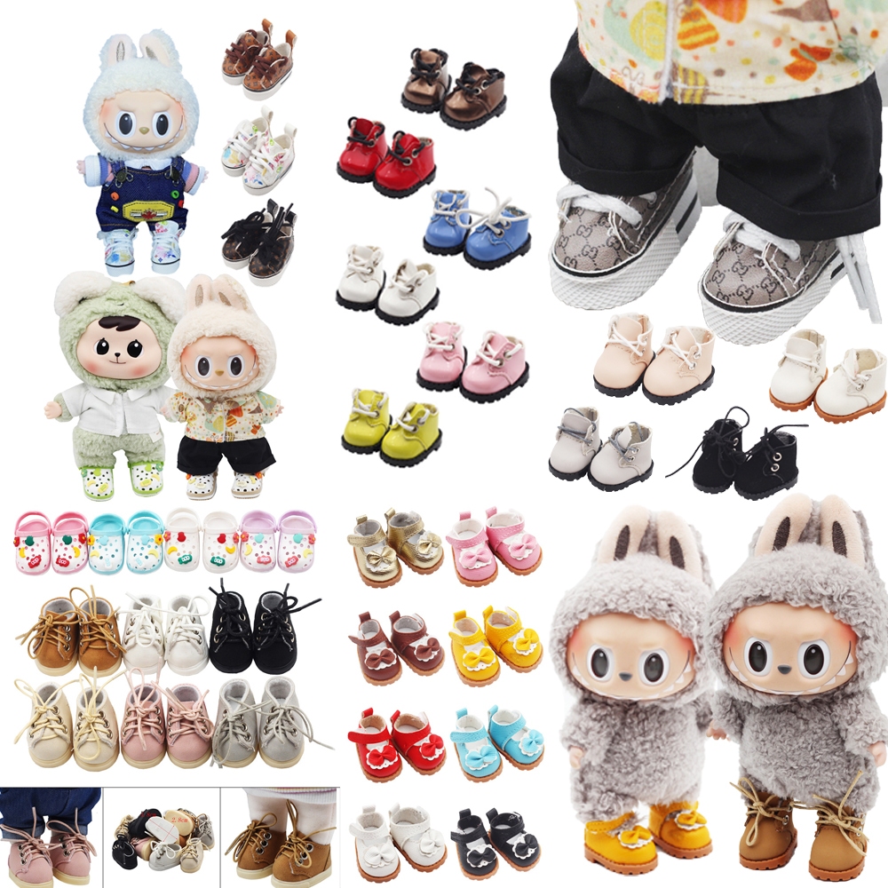 Labubu Shoes for 17cm Labubu Macaron accessories &Bao-bao &StellaLou ...