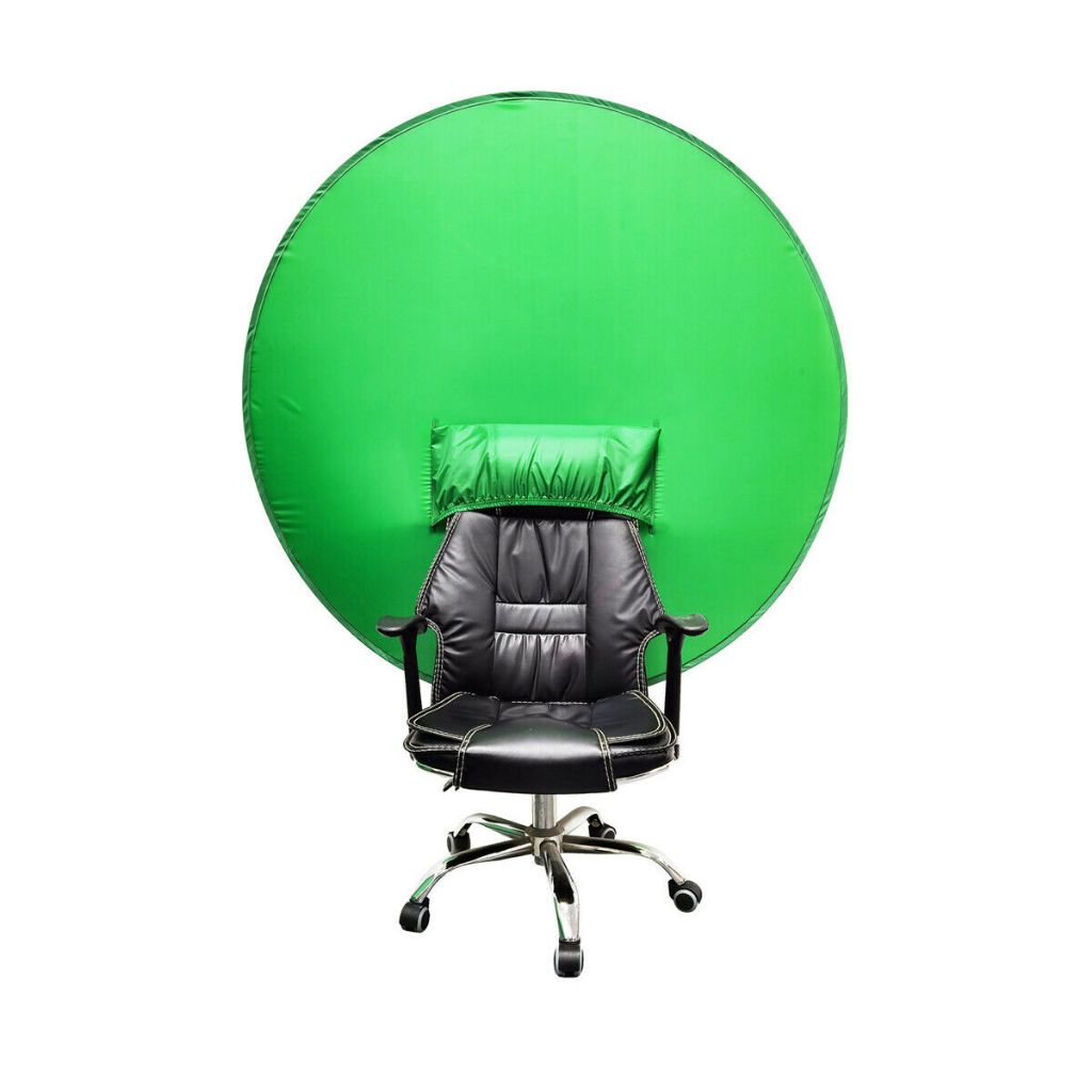 Green Screen Backdrop Collapsible Video Studio Vlogging Streaming ...