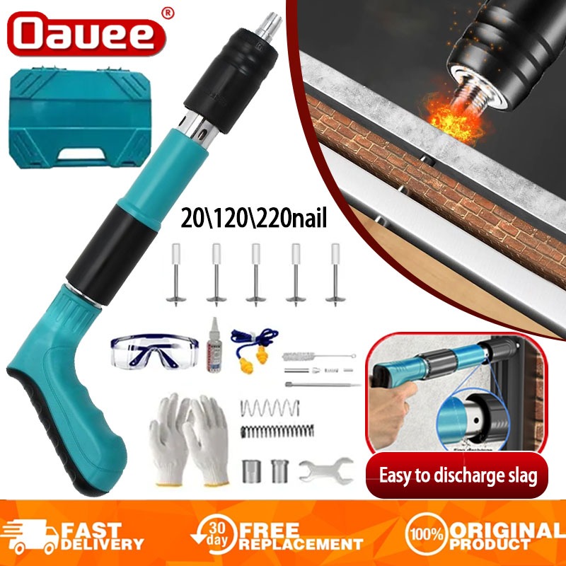 Nail Puncher Gun Nail Guns Concrete Steel Wall Anchor Wire Slotting