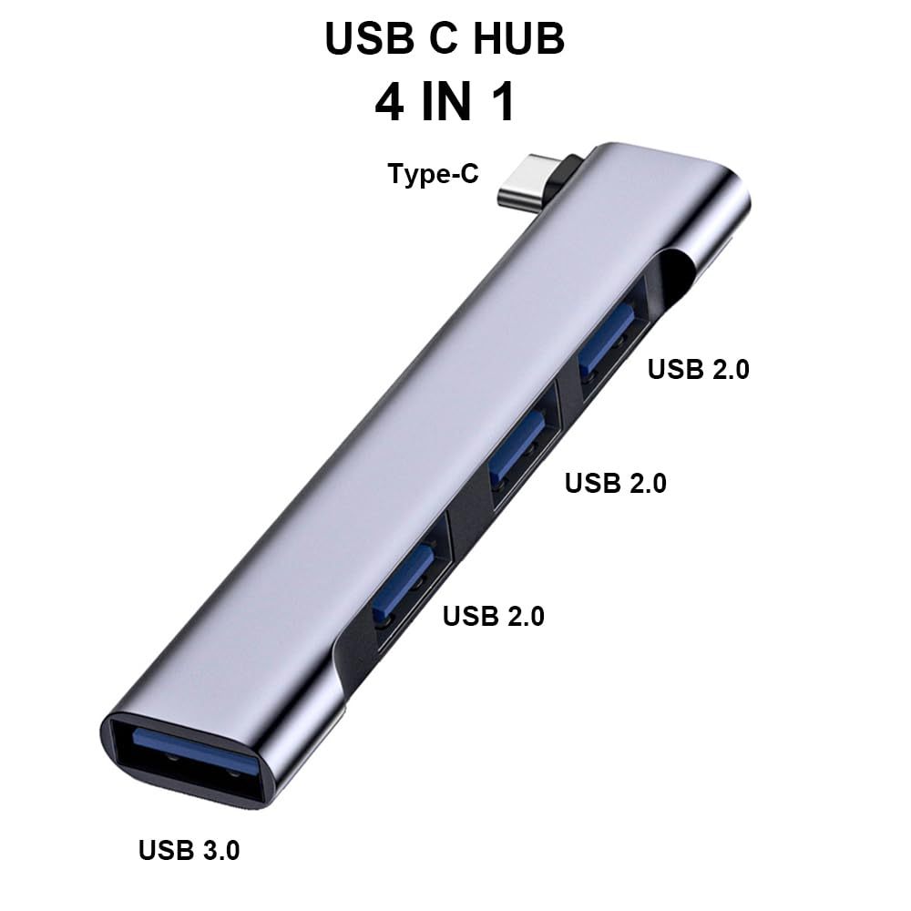 USB-C Hubs Universal 4 IN 1 Docking Station PD Charging | Shopee ...