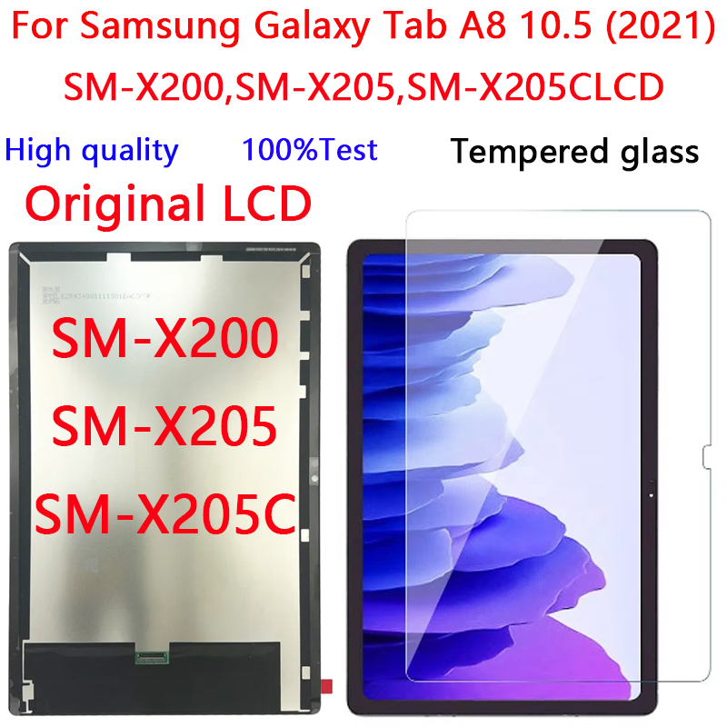 Original AAA+ For Samsung Galaxy Tab A8 10.5 (2021) SMX200,SMX205,SM