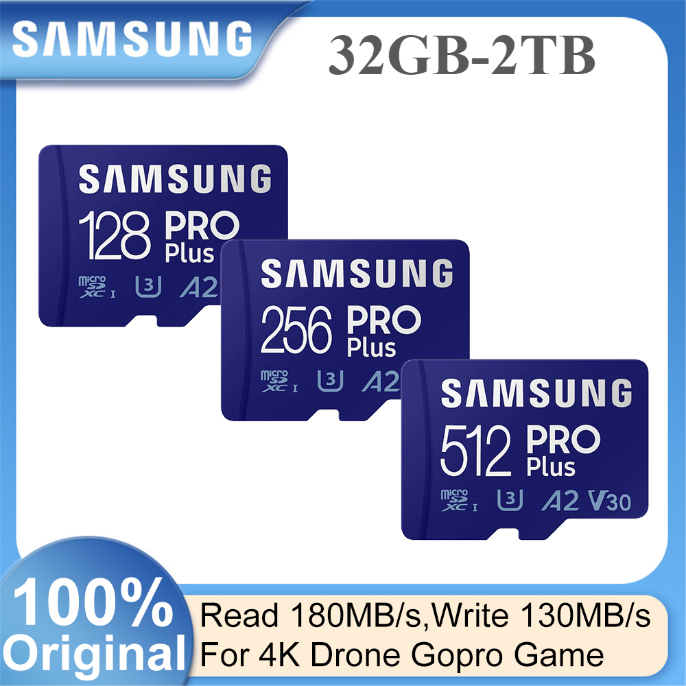 SAMSUNG EVO Plus Micro SD Card 128GB 64GB 512GB 256GB 1tb 2tb Micro SD