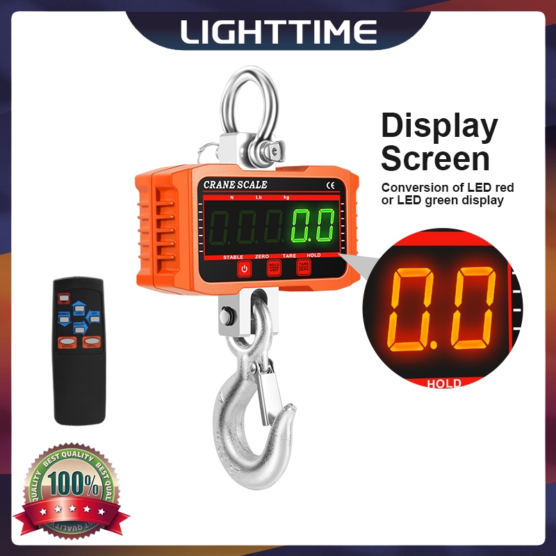 2000kg/4000lbs Industrial Crane Scale, Aluminum Alloy Hanging Scale W 2000kg/4000lbs Industrial Crane Scale, Aluminum Alloy Hanging Scale W