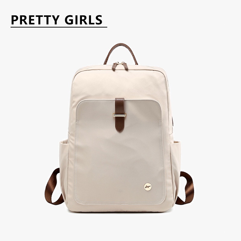 Ladies Nylon 15.6 inch Laptop Backpack Fashion Multifunction Waterproof