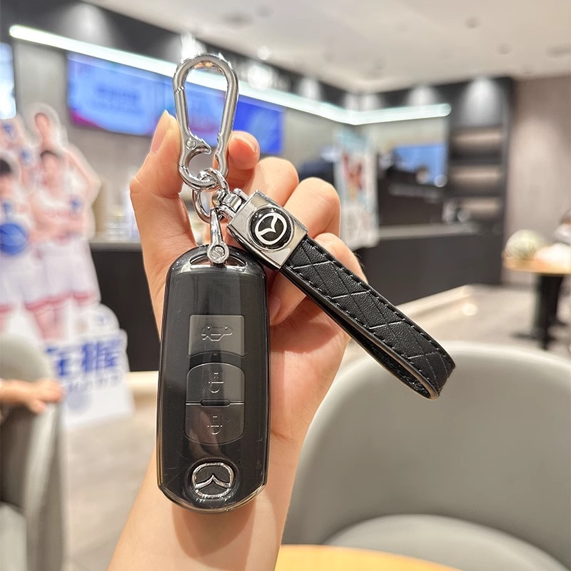 For Mazda Key Fob Cover Keychain Compatible with 20092019 for Mazda 3