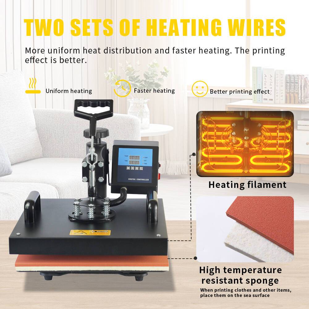 Heat Transfer Machine Heat Press Printer 5in1/8in1 for Tshirt Hat Mug
