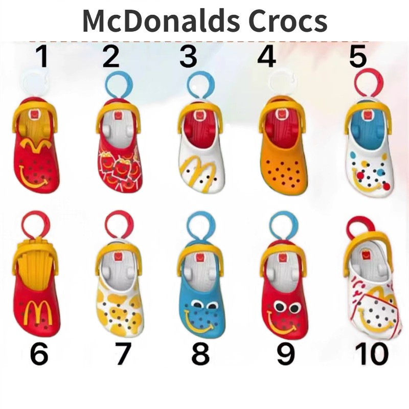 Original McDonald's x Crocs Keychain (Happy Meal 2024) - Sold Per Piece ...