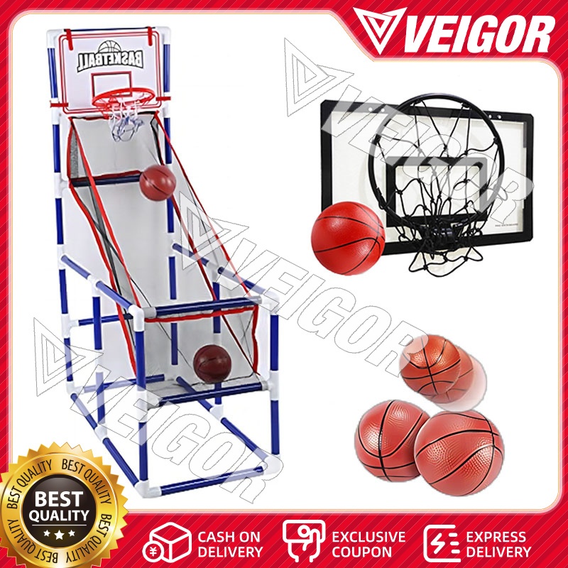 Movable Basketball Hoop With Ball And Air Pump Ball Toys Basketball ...