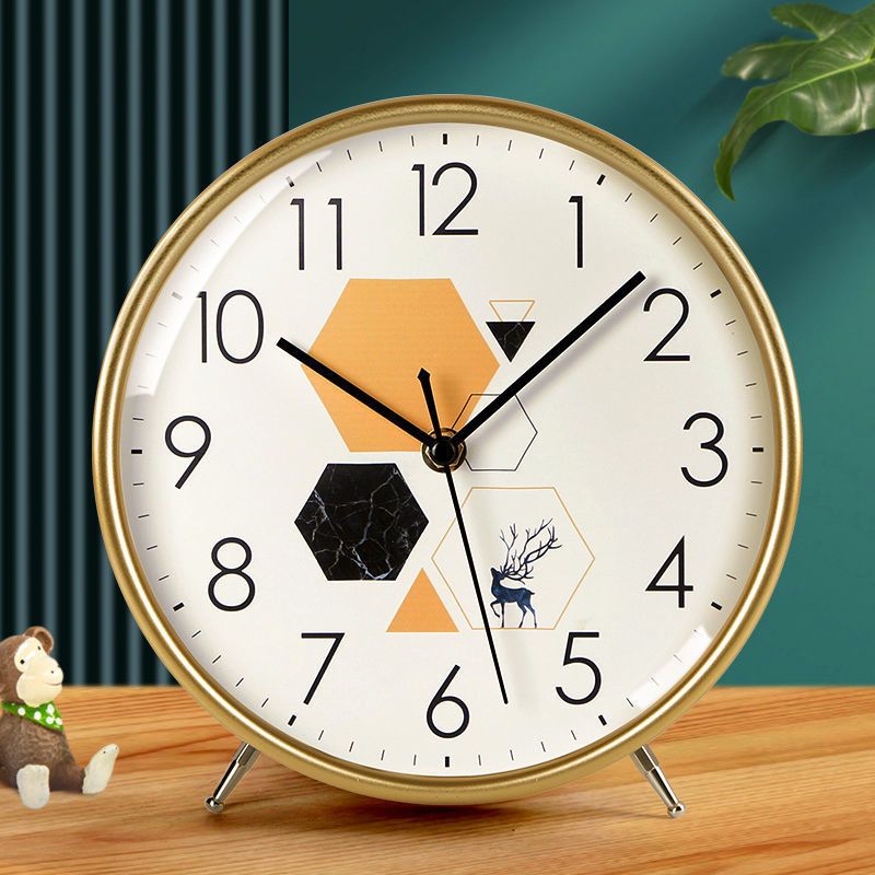 Clock desktop living room pendulum clock household fashion quartz clock