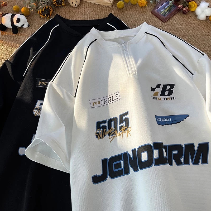 Korean Style T Shirt For Men 2026.WD Korean Style T-shirt for men aesthetic tshirts fashion oversized ...