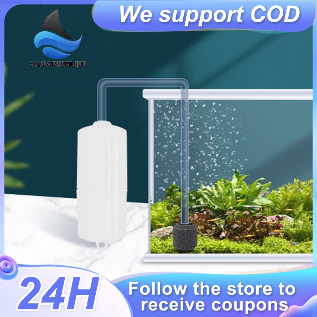 Household Small USB Mini Oxygen Pump Fish Tank Portable Fish Farming ...