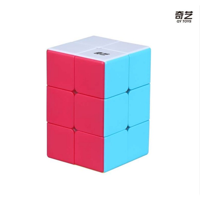 Colorful Stickerless Qiyi Cube Speed 2x2x3 Black Cuboid Cube 223 Magic ...