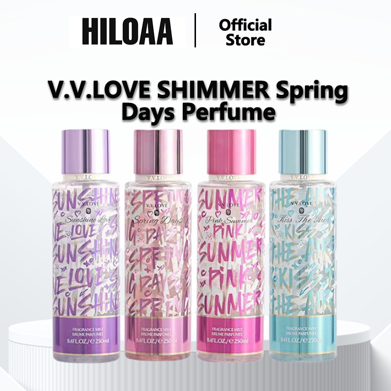 V.V.LOVE Spring Days Body Mist Perfume Shimmer Fragrance Brume Parfumme ...