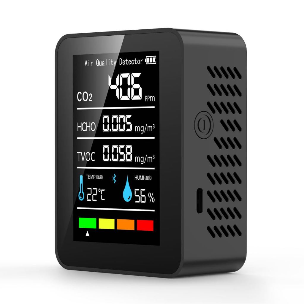 Five in one carbon dioxide measurement temperature and humidity testing