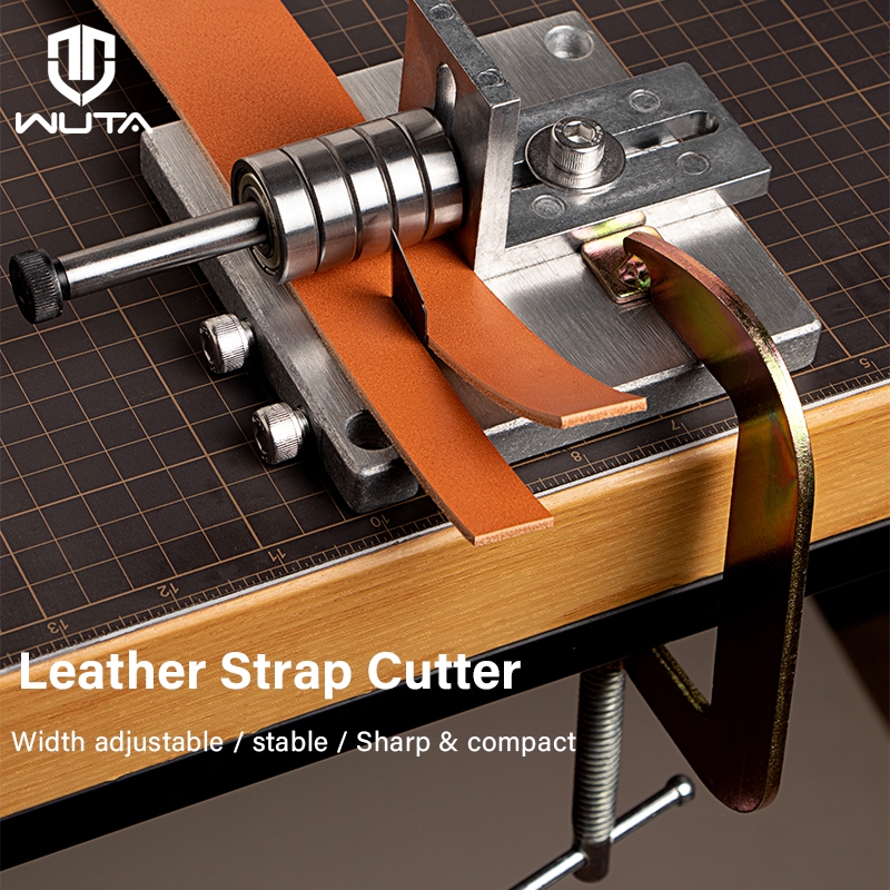 WUTA Professional Leather Strap Cutter Sharp Blades Adjustable Belt ...