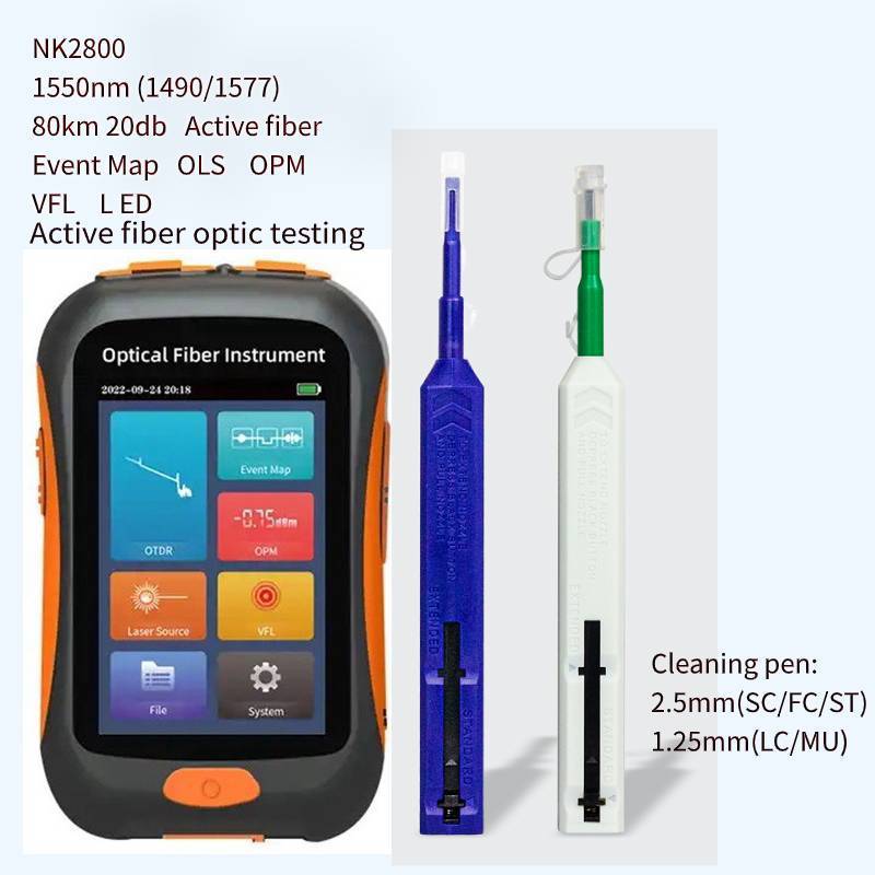 Mini OTDR NK2800 otdr 5-IN-1 Active Fiber1550nmFiber Optic ...