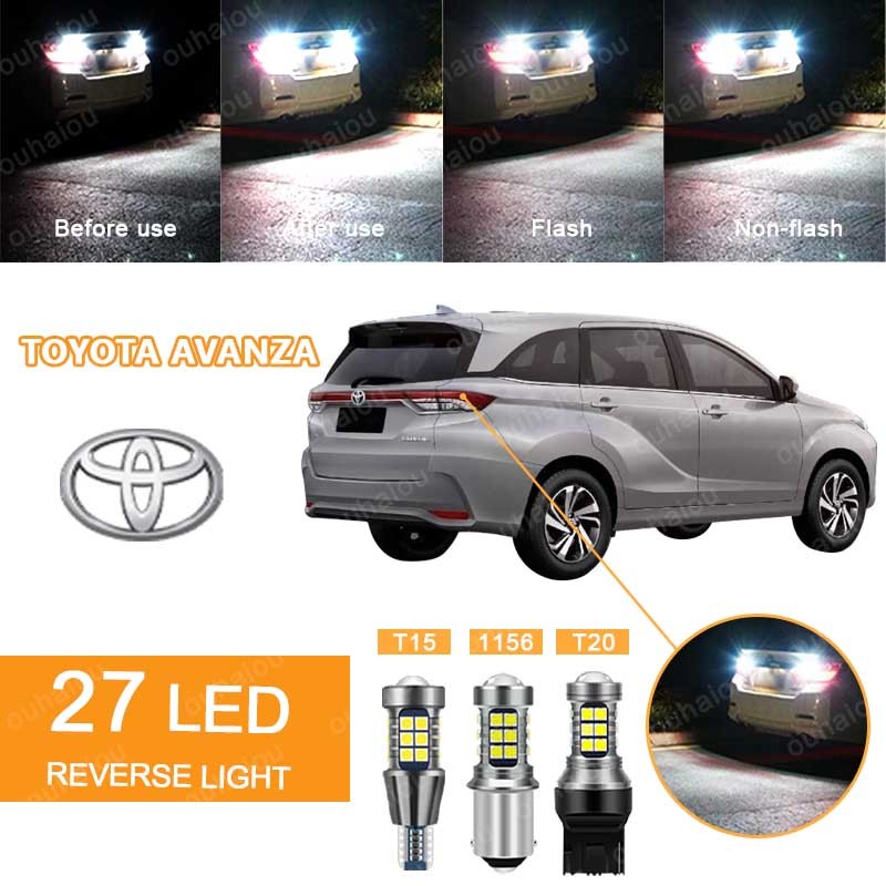 [TOYOTA AVANZA] 1PCS 27 LED Car Reverse Light Bulb Non Flash & Flash ...