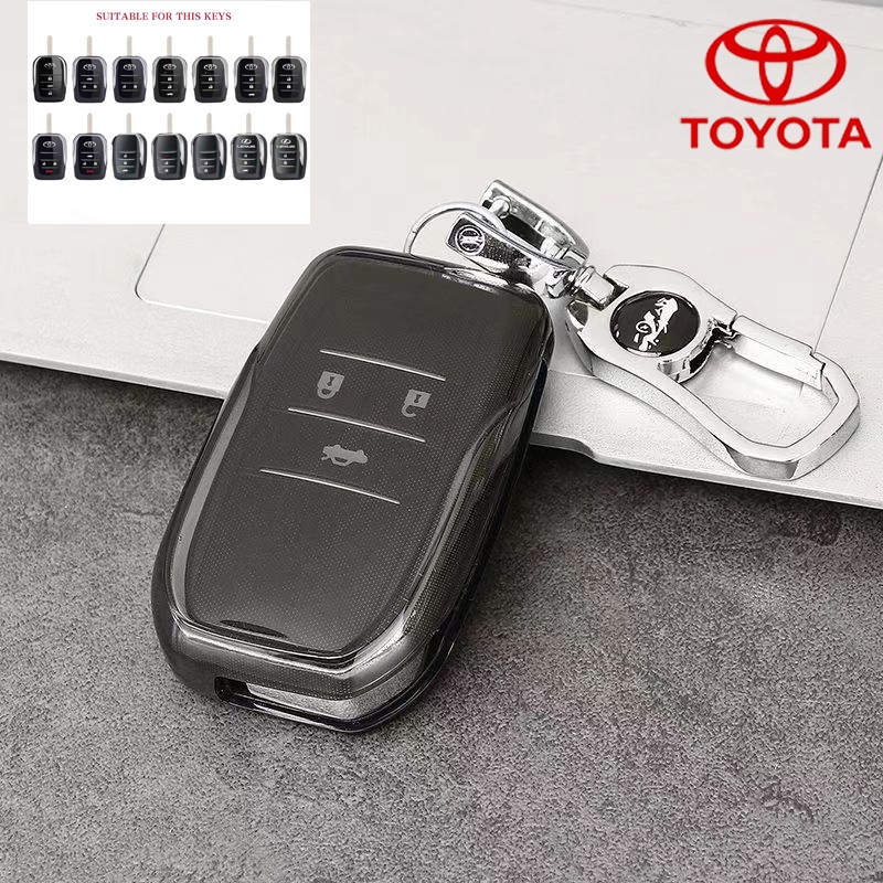 Toyota Modified Car Key Cover Compatible With Toyota Vios/ Yaris/Vitz ...
