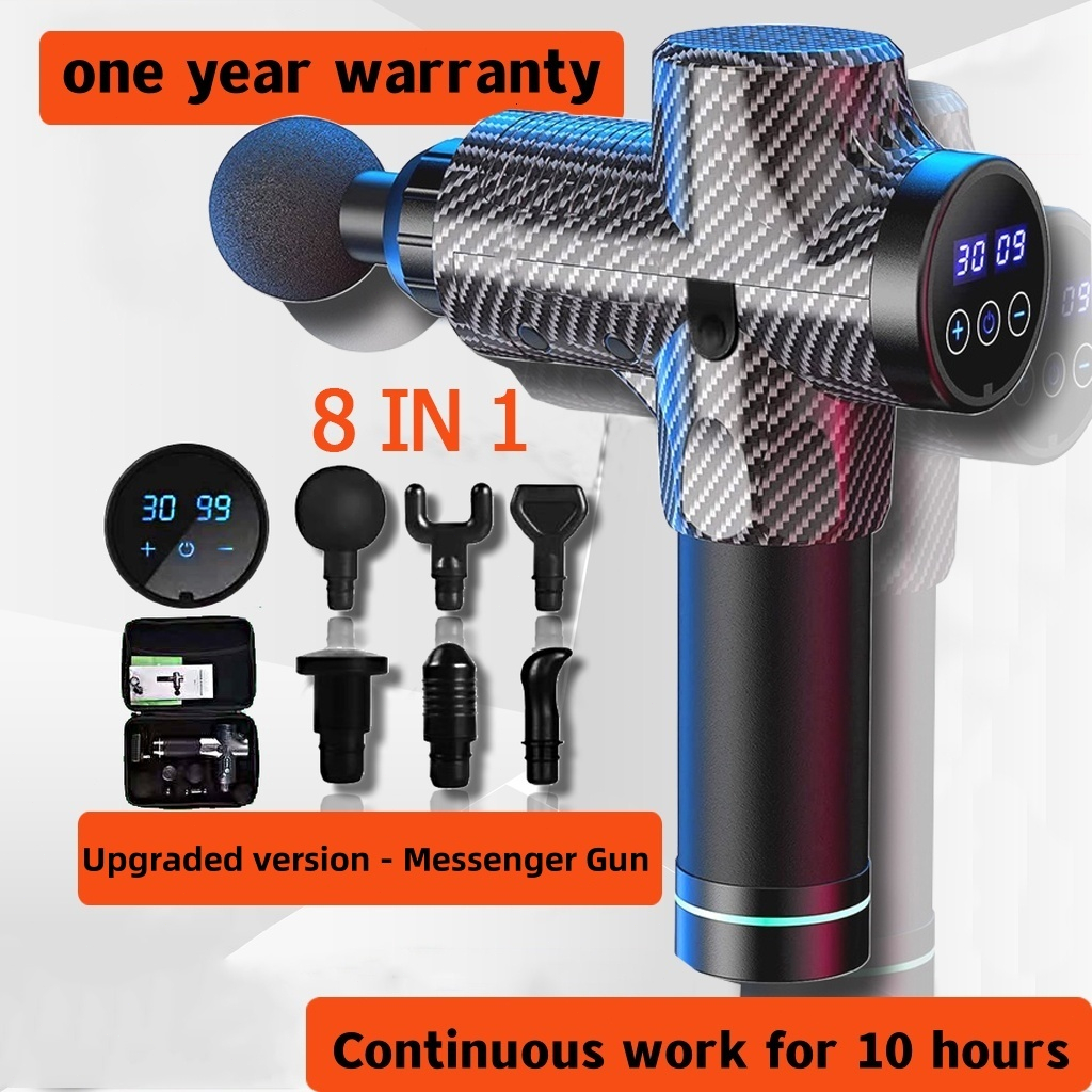 Professional Massage Gun Massage Machine 30 Speed 6 Head Shopee